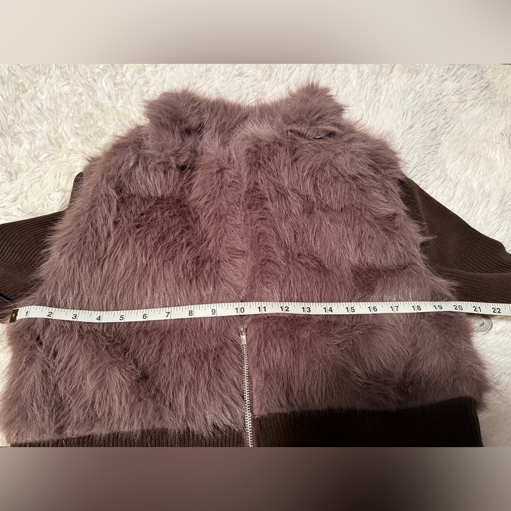 NWOT Faux Fur Streetwear Jacket - Picture 7 of 13